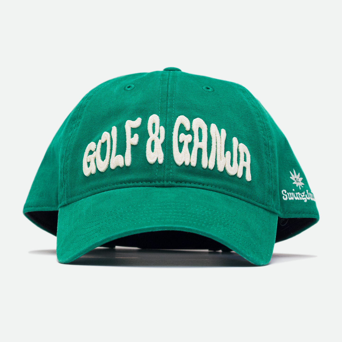 Golf & Ganja Unisex Dad Hat Green