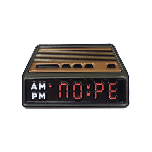 Nope Alarm Clock Golf Ball Marker by Kolorspun
