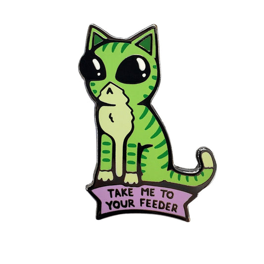 Take Me To Your Feeder Cat Golf Ball Marker by Kolorspun