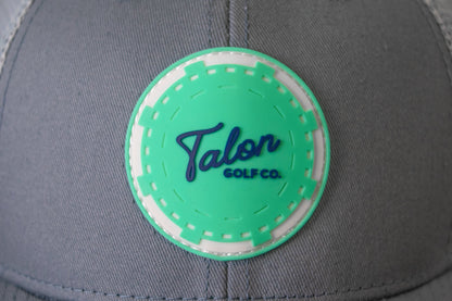 Mint Poker Chip Trucker Hat by Talon Golf LLC