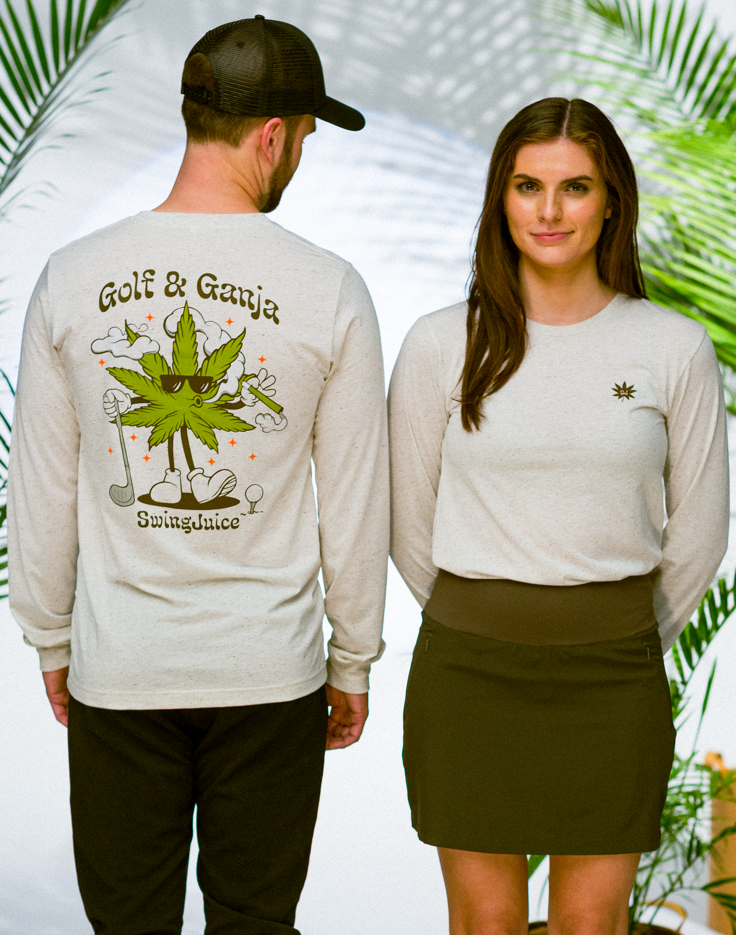 Golf & Ganja Long Sleeve Unisex T-Shirt