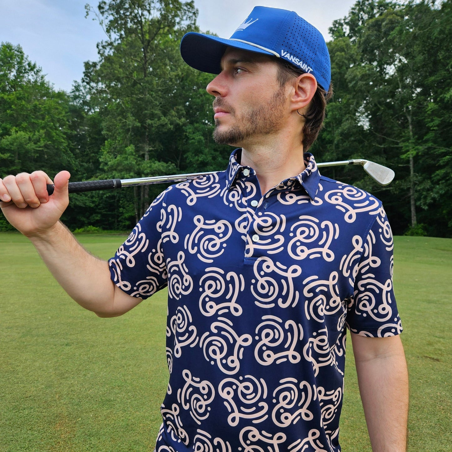 Retro Ripple Polo