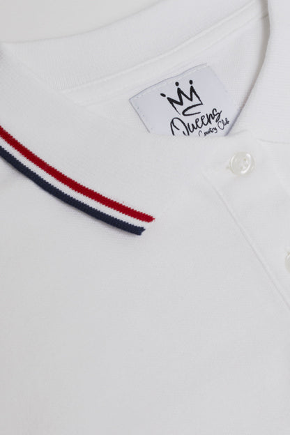 Men's Crown Q Logo Polo Shirts by Queens Country Club