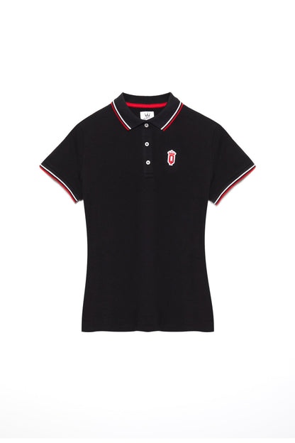 Women's Crown Q Logo Polo Shirts by Queens Country Club