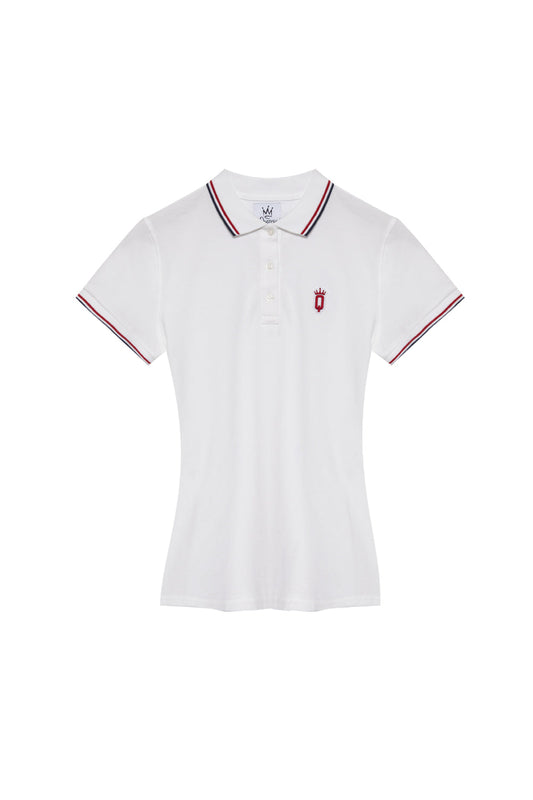 Women's Crown Q Logo Polo Shirts by Queens Country Club
