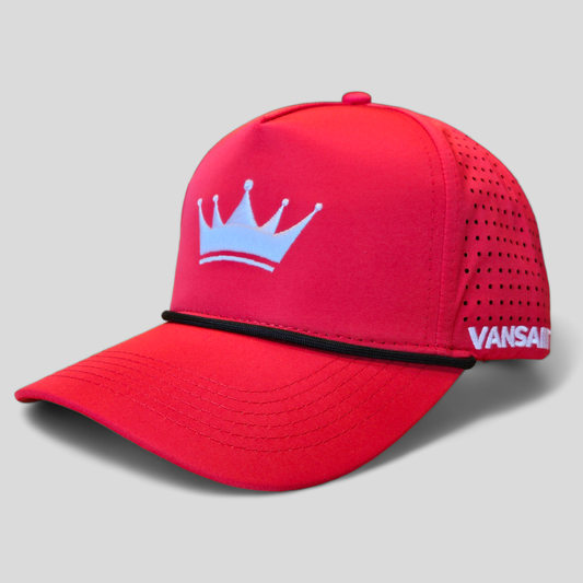 Red VANSAINT Snapback Hat