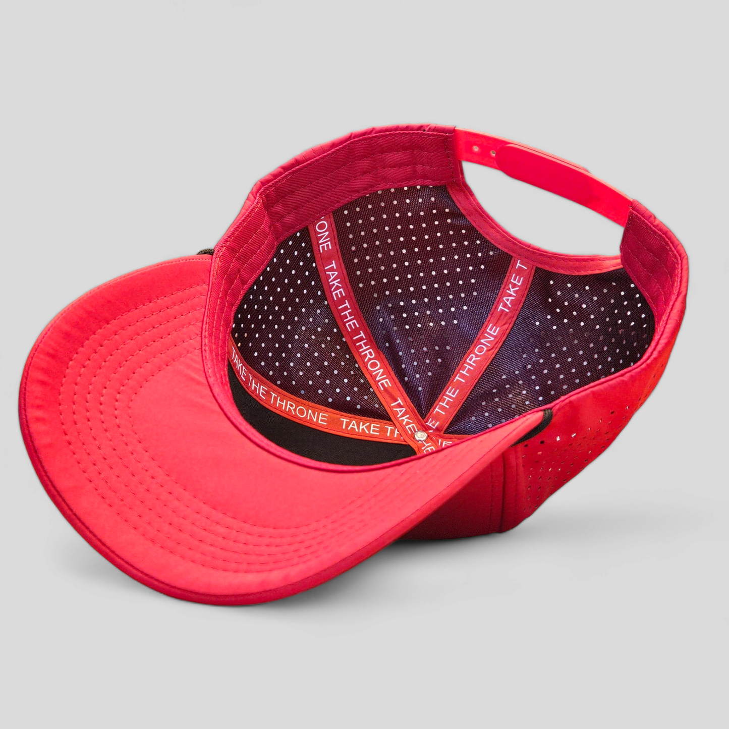 Red VANSAINT Snapback Hat