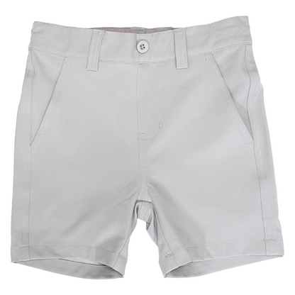 Grey Youth Performance Shorts