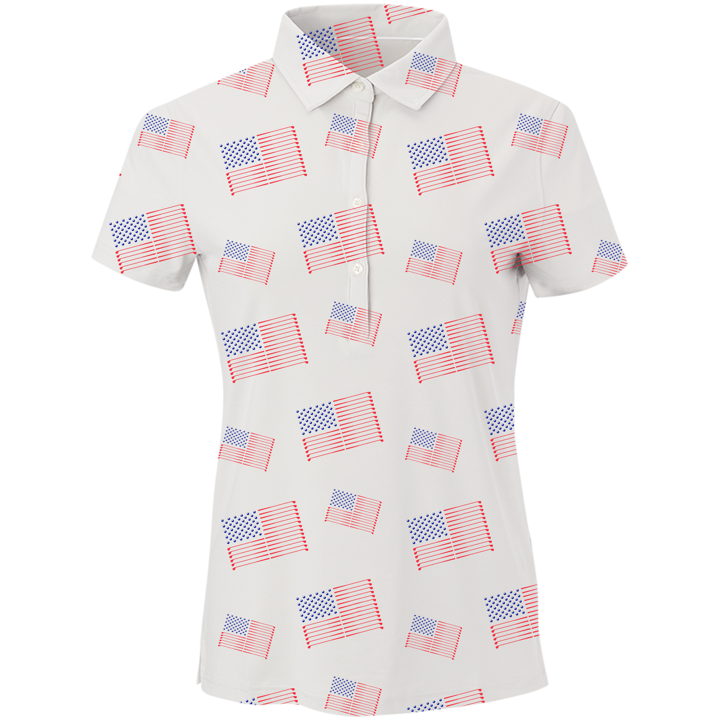 Golf Flag Women's Polo