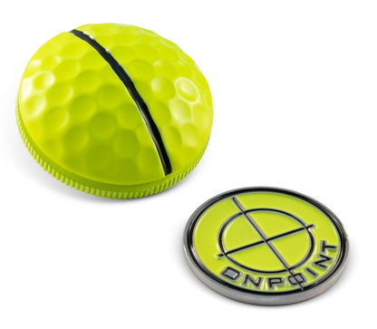 Optic Yellow + Coin Ball Marker