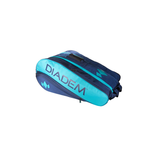 Diadem Tour 12 Pack Elevate Racket Bag (Teal/Navy) by Diadem Sports