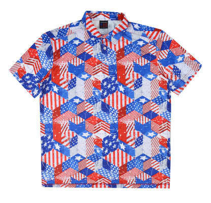 The Stars n Stripes Everyday Polo by Tropical Bros