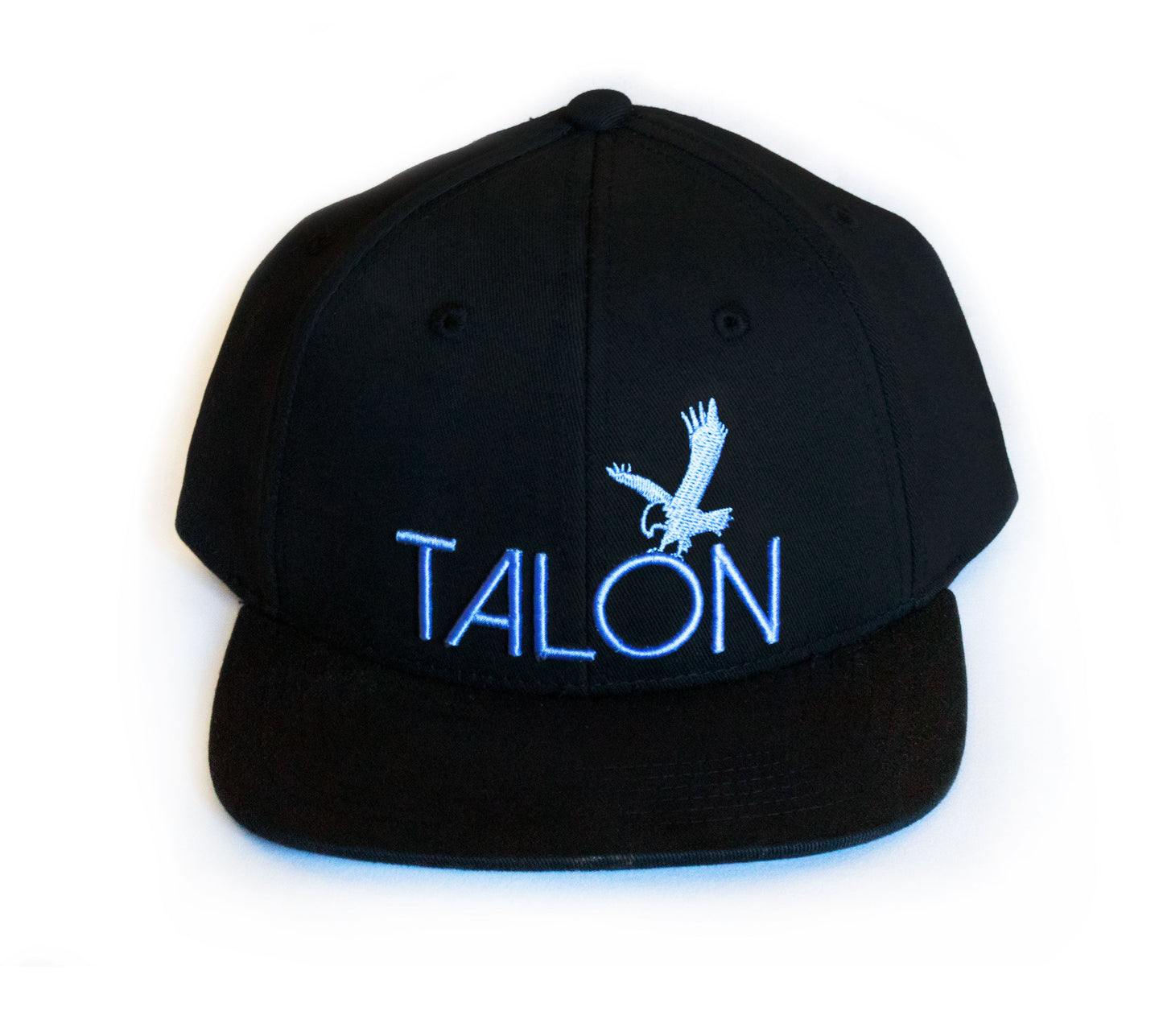 Flat Brim Hat - Black/Blue/White by Talon Golf LLC