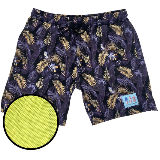 Gold Palms Swimsuit Shorts by Tropical Bros
