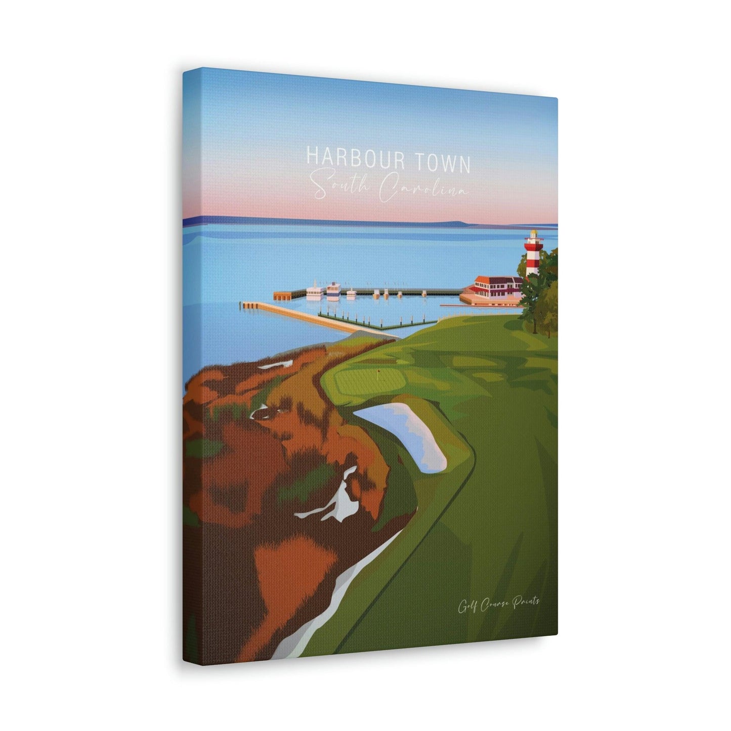 Harbour Town, South Carolina by Golf Course Prints