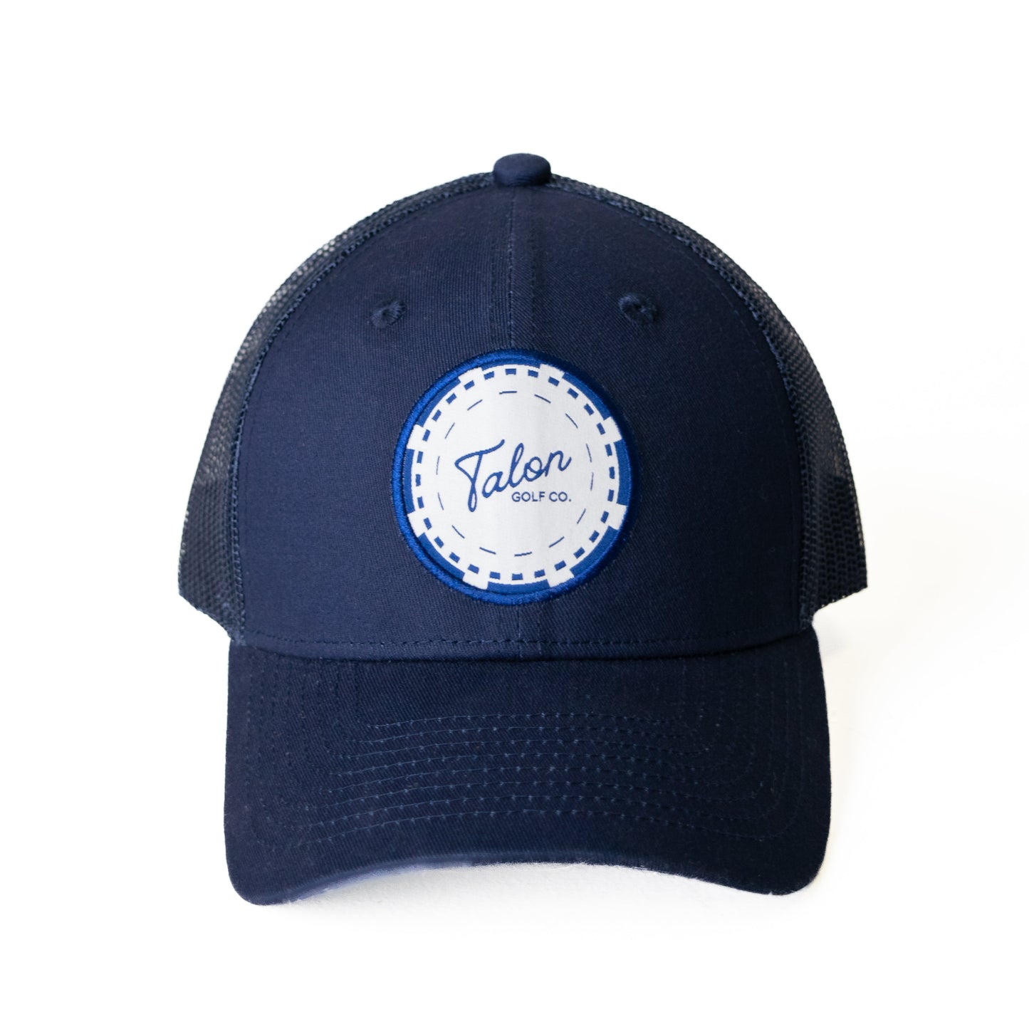 Poker Chip - Navy Blue Trucker Hat by Talon Golf LLC