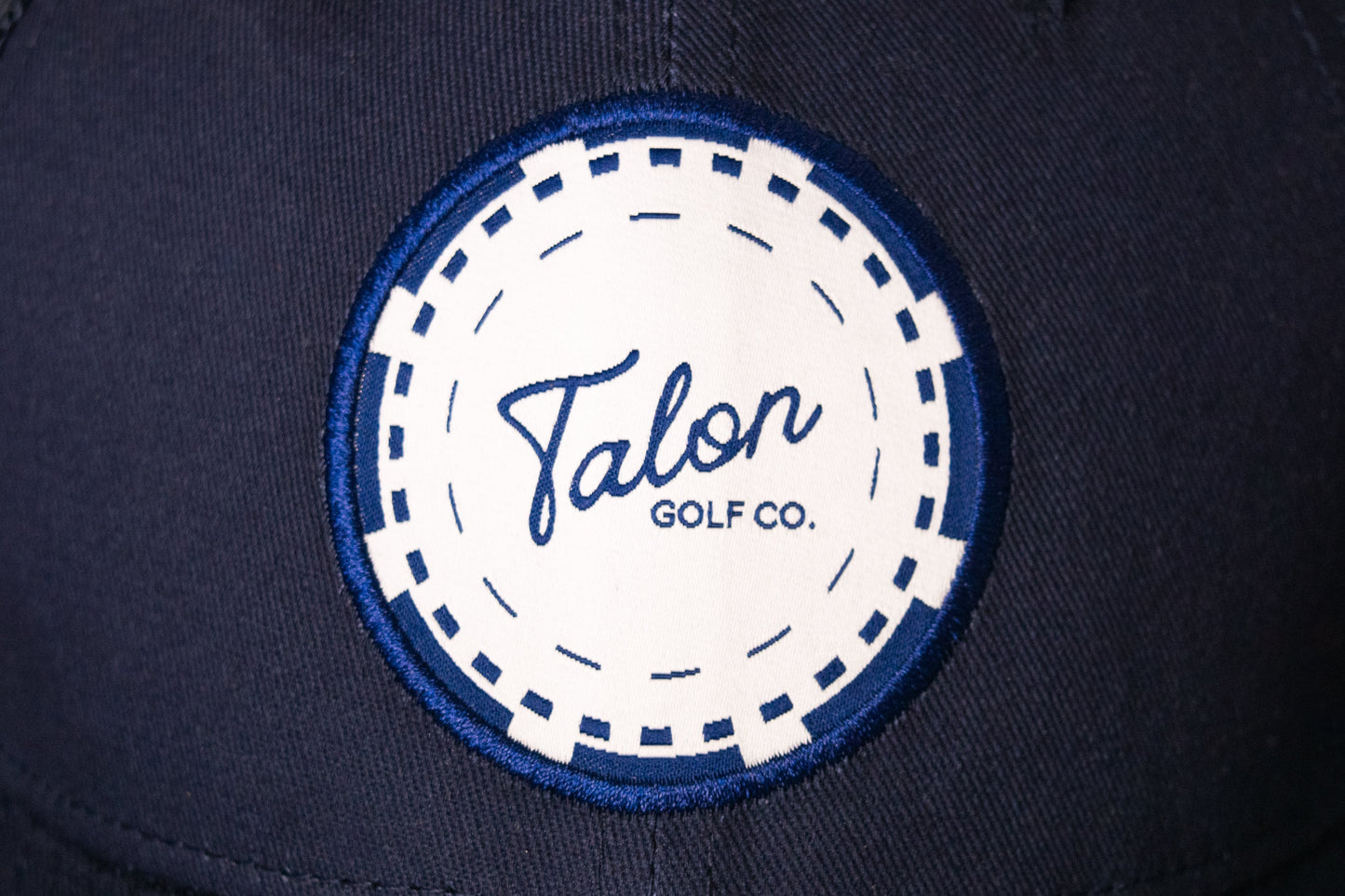 Poker Chip - Navy Blue Trucker Hat by Talon Golf LLC