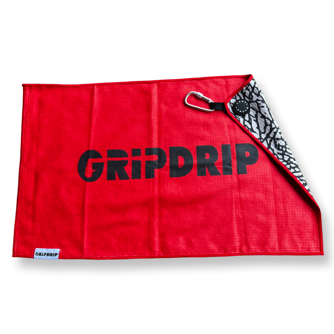 Par 3 - Magnet Towel - Red by GripDrip