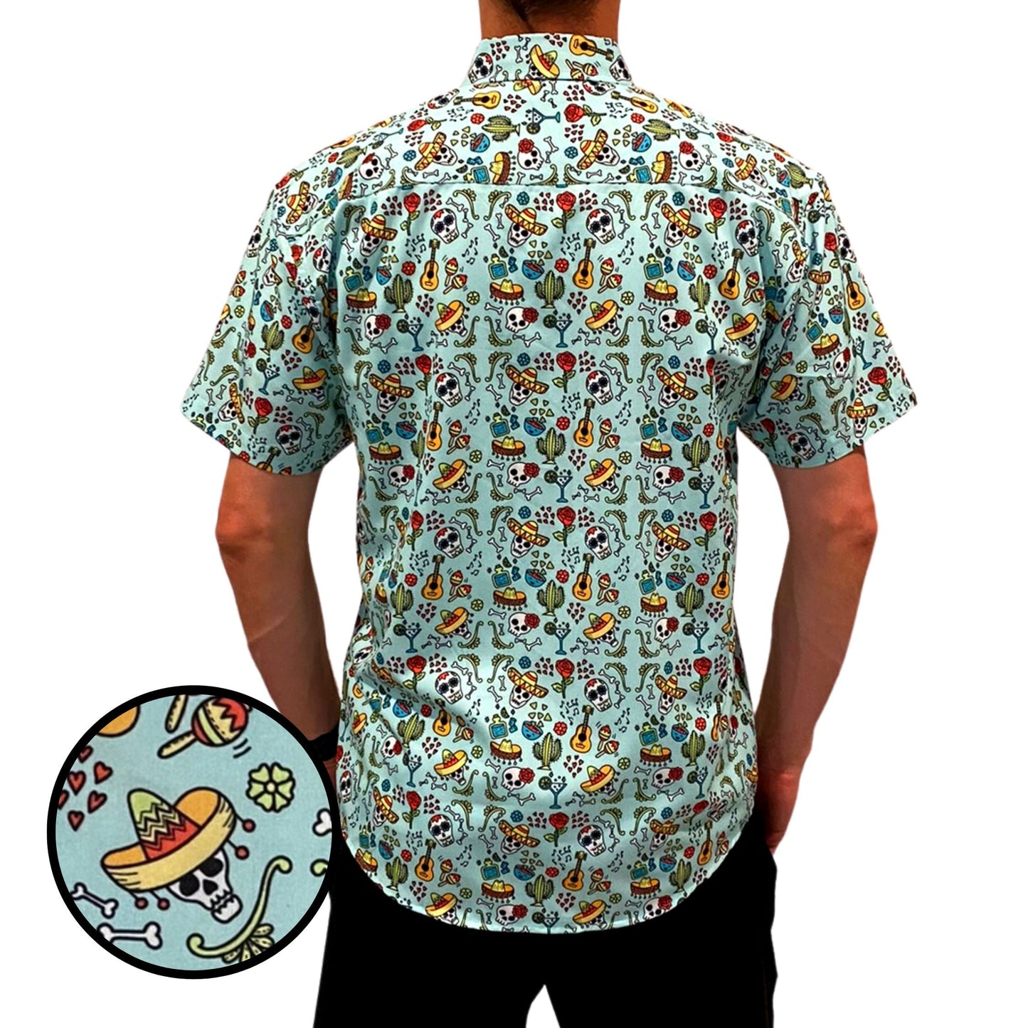 Super Stretch - Mexican Fiesta Hawaiian Shirt by Tropical Bros