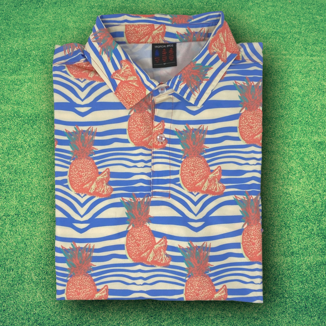 The PURE Pineapple Everyday Polo by Tropical Bros