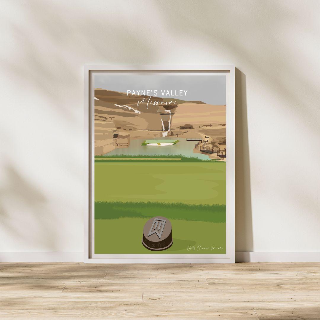 Payne's Valley Golf Course, Missouri by Golf Course Prints