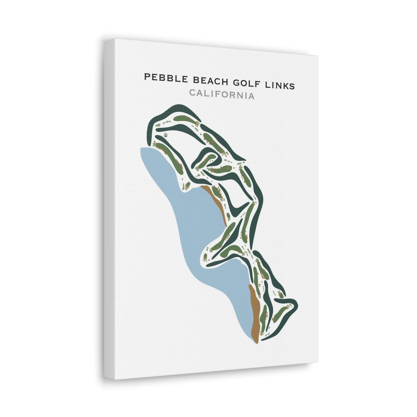 Pebble Beach Golf Links, California by Golf Course Prints