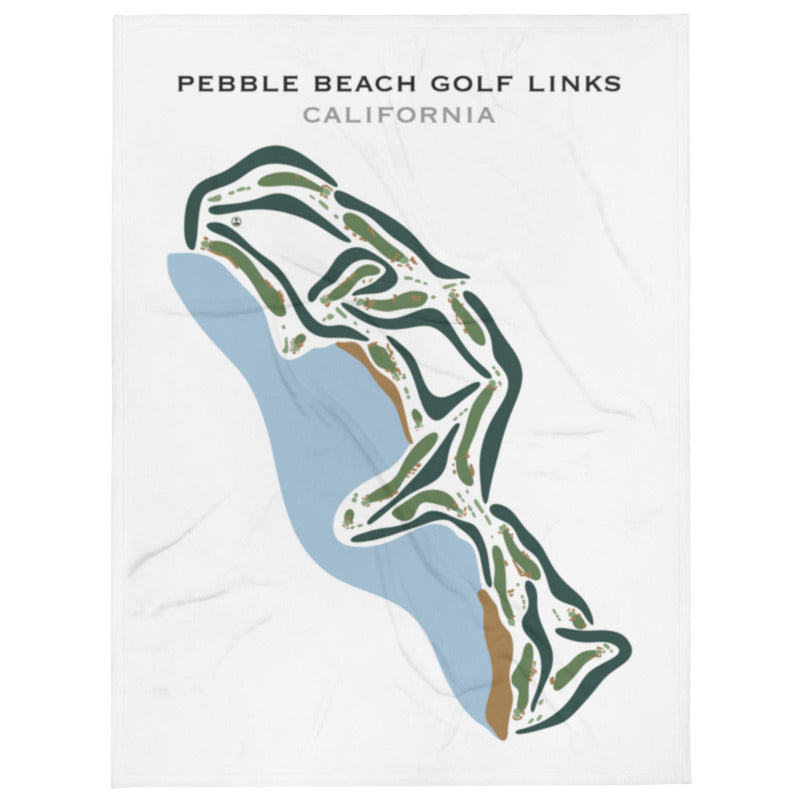 Pebble Beach Golf Links, California by Golf Course Prints