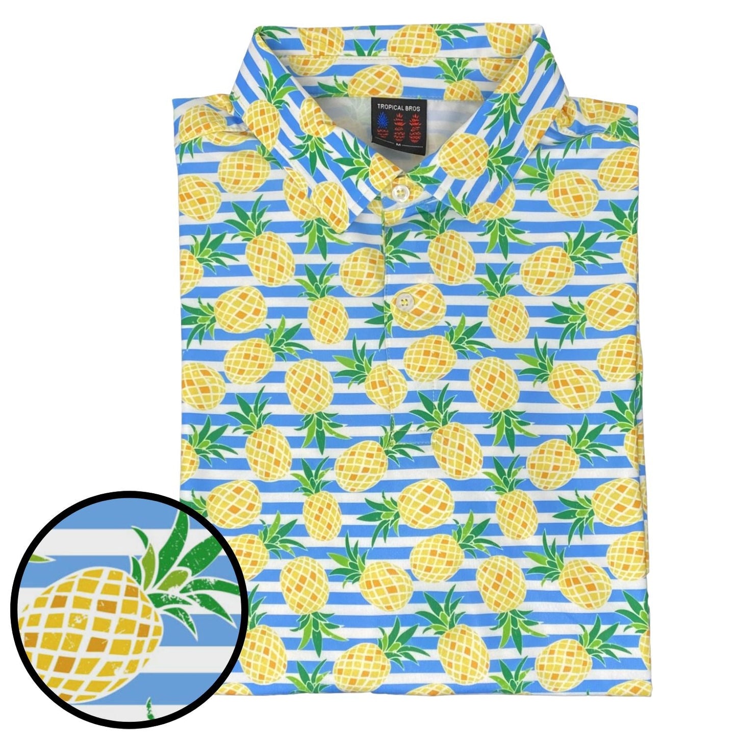 Pineapple Ace Everyday Polo by Tropical Bros