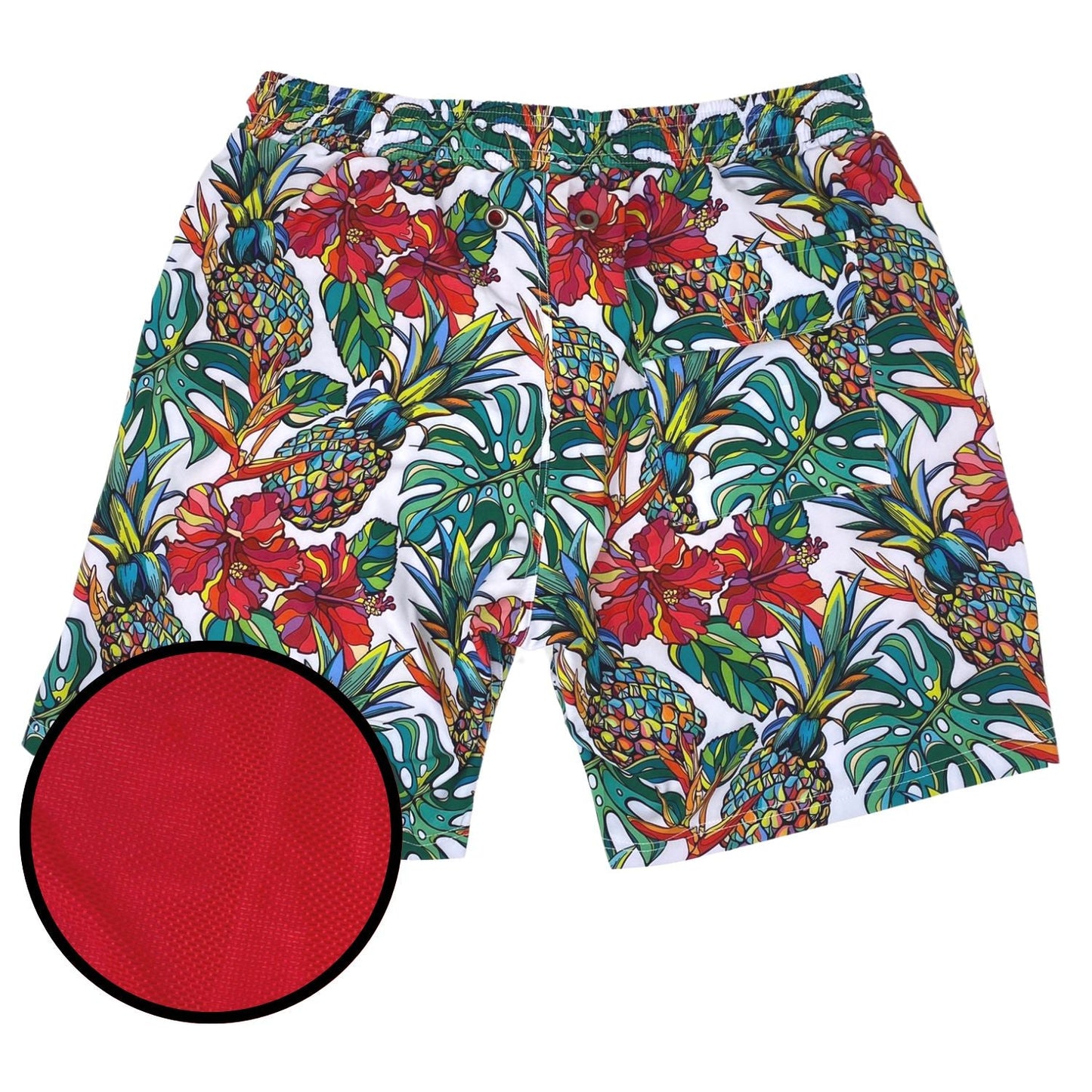 Pineapple Vibes Swimsuit Shorts by Tropical Bros