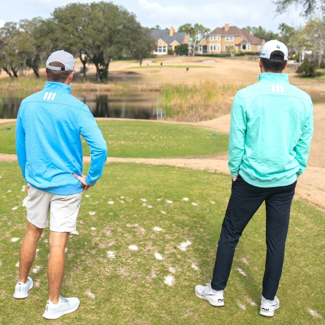 Hawaii Turquoise Quarter Zip by Tropical Bros