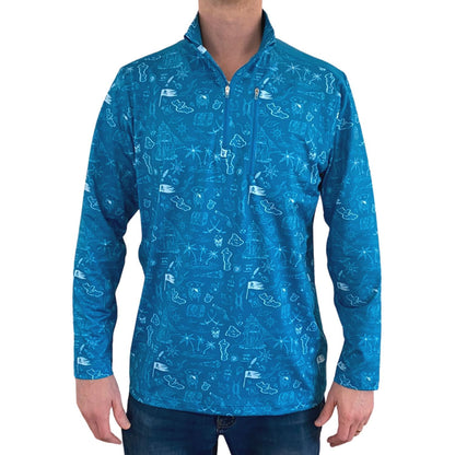 Sarau's Shipwreck Quarter Zip by Tropical Bros