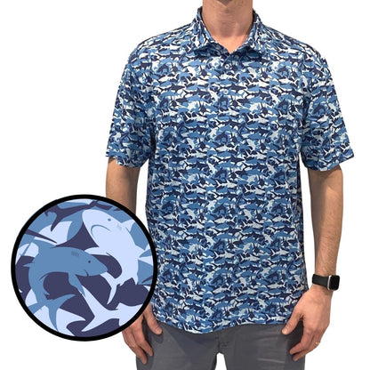 Shark Attack Everyday Polo by Tropical Bros