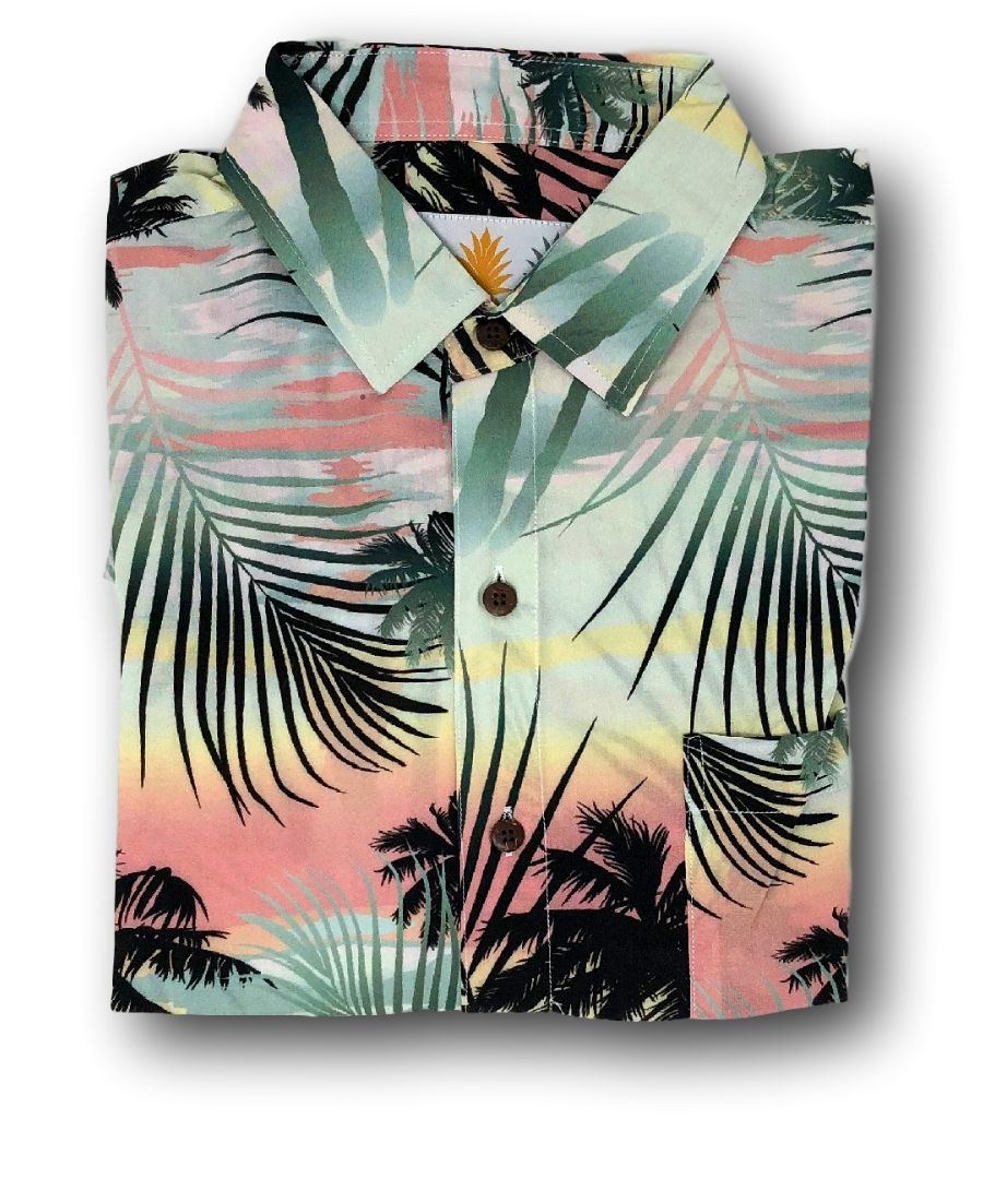 Sunset Palms Hawaiian Shirt by Tropical Bros