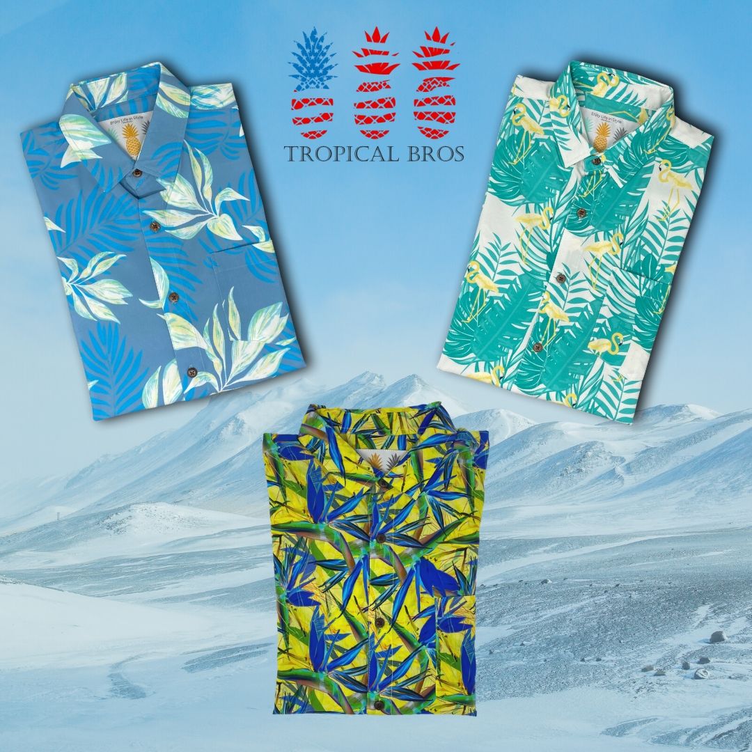 Super Stretch - The "Dad Bod" Hawaiian Shirt by Tropical Bros