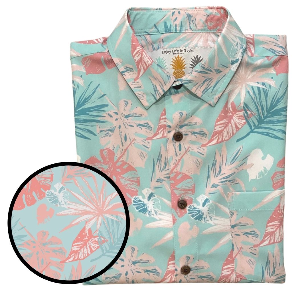 Super Stretch - The Birdie Palms Hawaiian Shirt by Tropical Bros