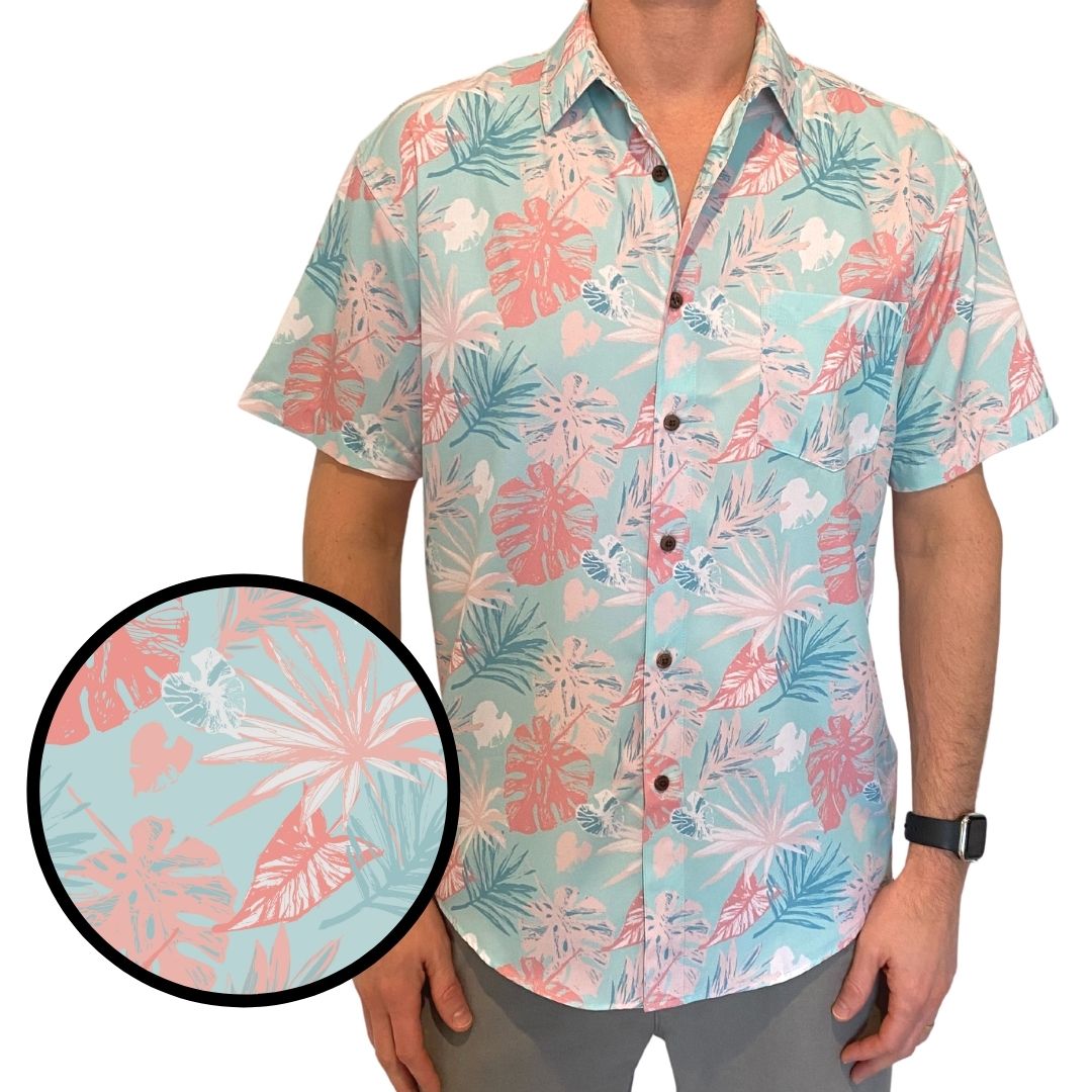 Super Stretch - The Birdie Palms Hawaiian Shirt by Tropical Bros