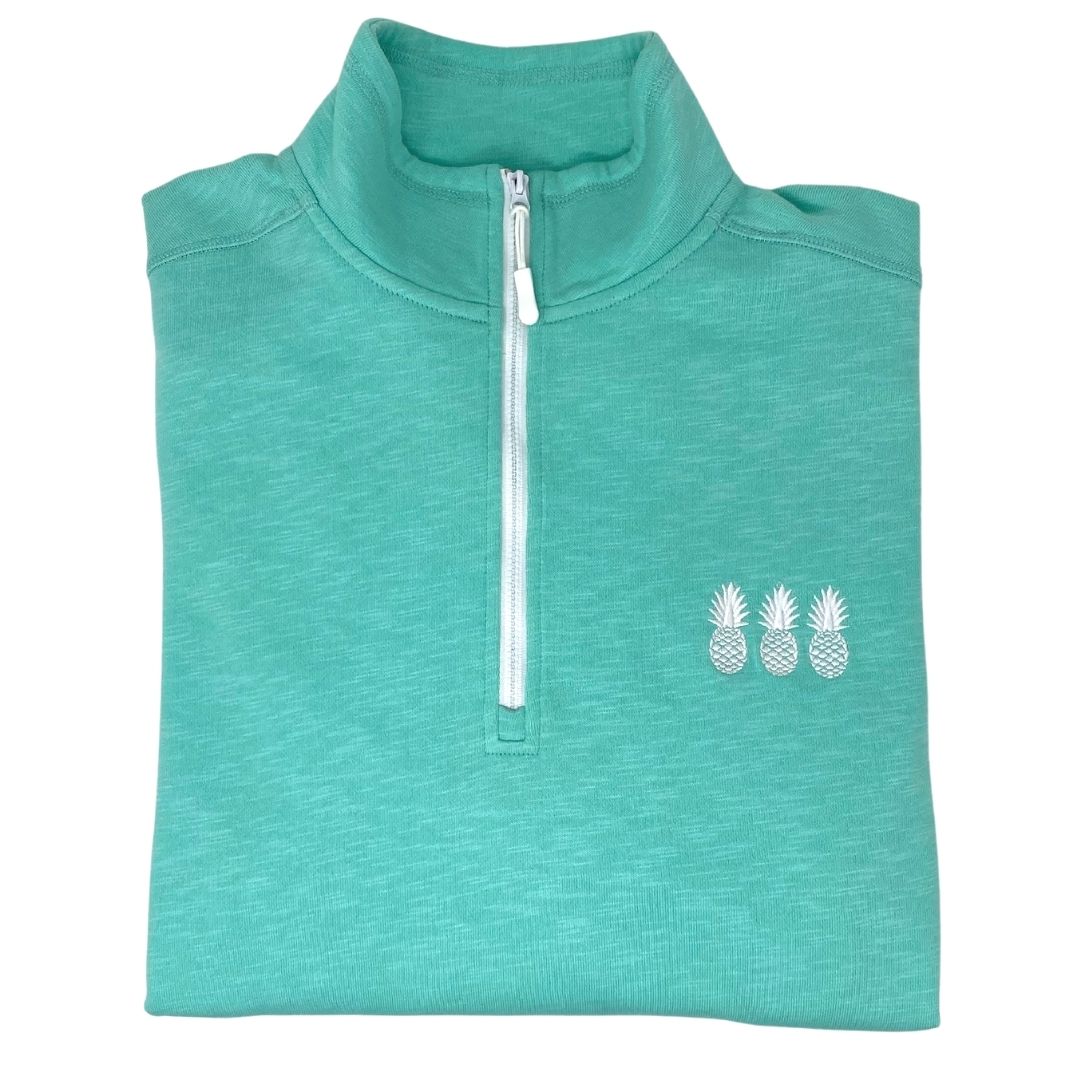 Hawaii Turquoise Quarter Zip by Tropical Bros