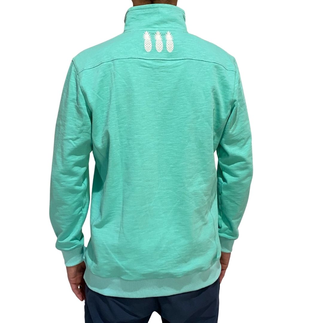 Hawaii Turquoise Quarter Zip by Tropical Bros