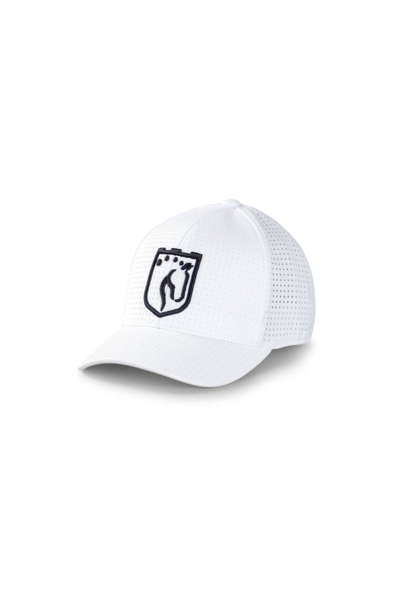Covel Logo White Hat With Memory Foam Band by SwingDish