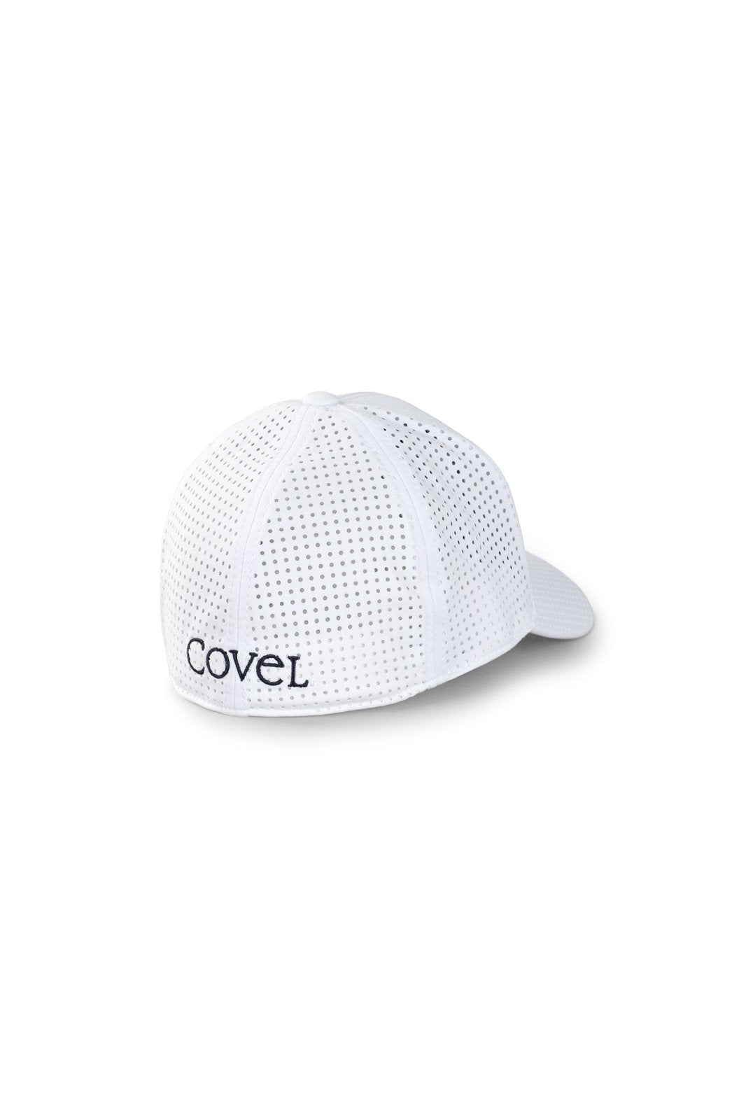 Covel Logo White Hat With Memory Foam Band by SwingDish