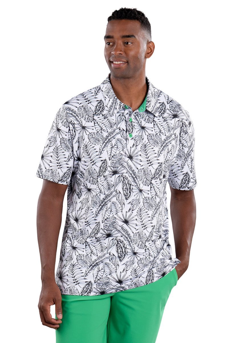 Fabian Printed Polo by Covel