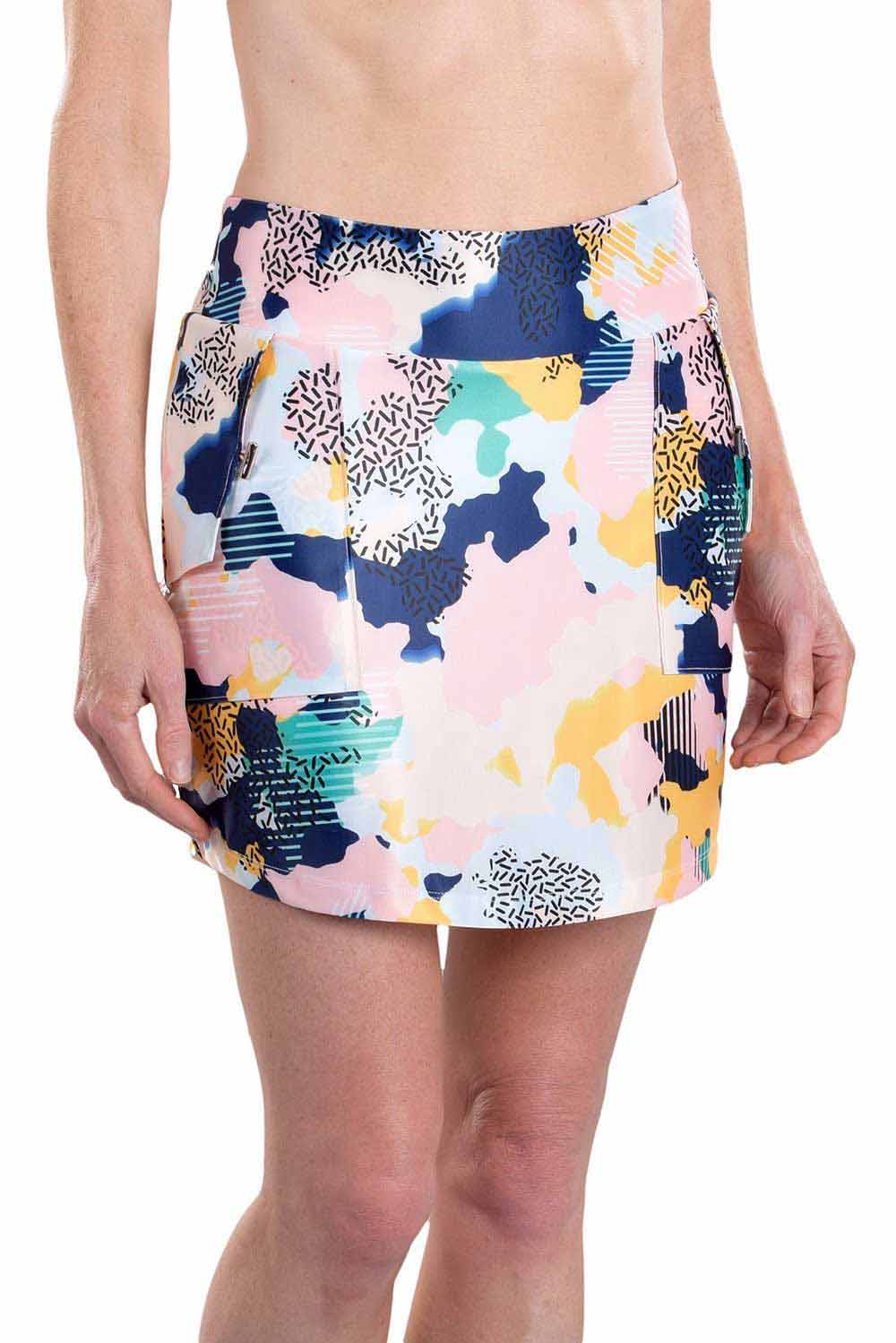 Micaela Flutter Print Skort by SwingDish