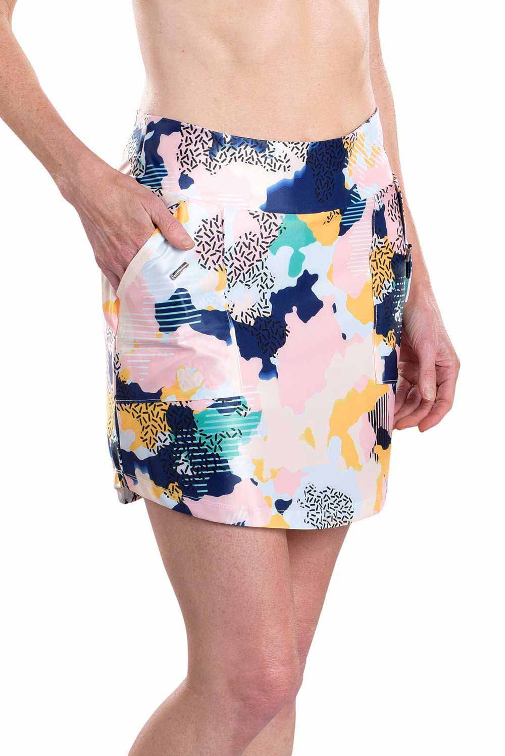 Micaela Flutter Print Skort by SwingDish