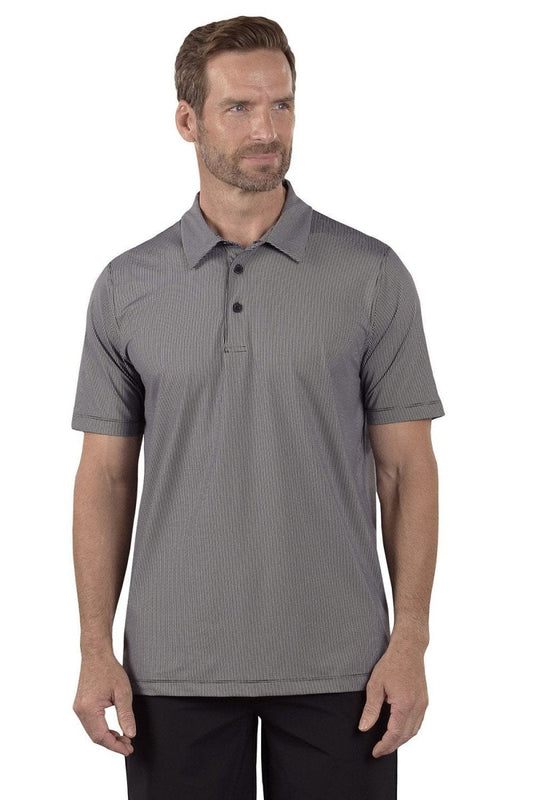 Toby Legend Black Polo - Athletic Fit by Covel