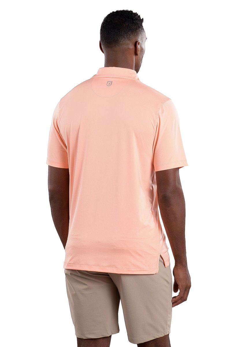 Toby Polo In Ares Coral - Comfort Fit by Covel